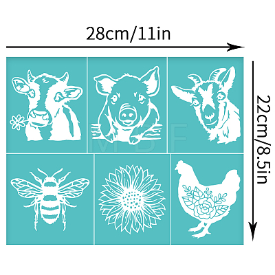 Self-Adhesive Silk Screen Printing Stencil DIY-WH0338-077-1