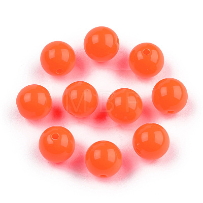 Fluorescent Acrylic Beads LS-MACR-R517-6mm-03-1