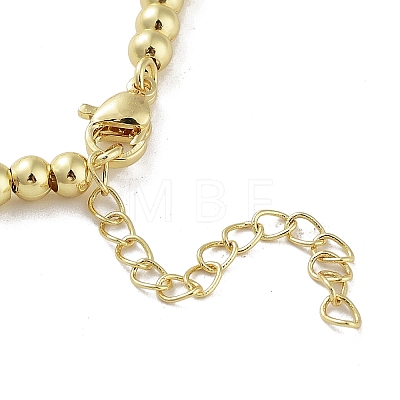 Brass Beaded Necklaces NJEW-L170-08D-G-1