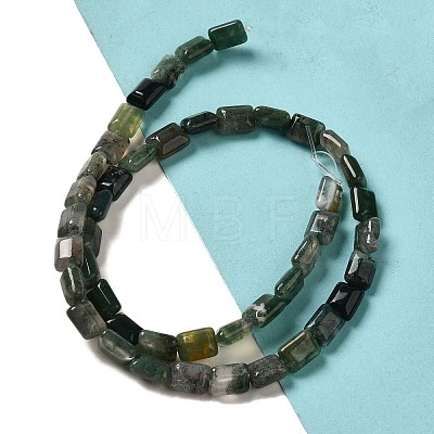 Natural Moss Agate Beads Strands G-G085-A17-01-1