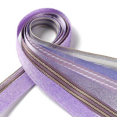 18 Yards 6 Styles Polyester Ribbon SRIB-Q022-B06-1