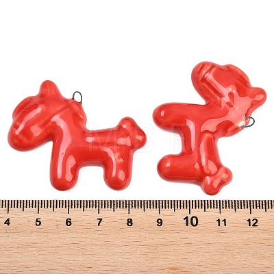 Handmade Porcelain Pendants LS-PORC-T136-04B-1
