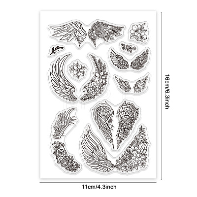 Custom PVC Plastic Clear Stamps DIY-WH0618-0094-1