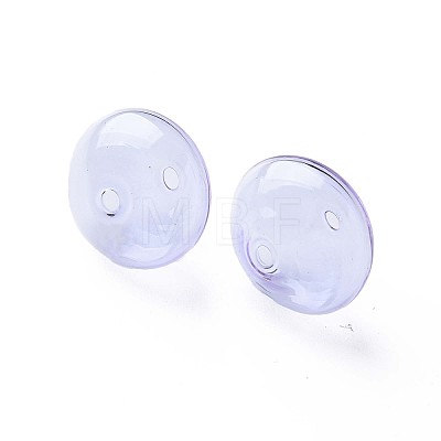 Transparent Handmade Blown Glass Globe Beads GLAA-T012-52B-1