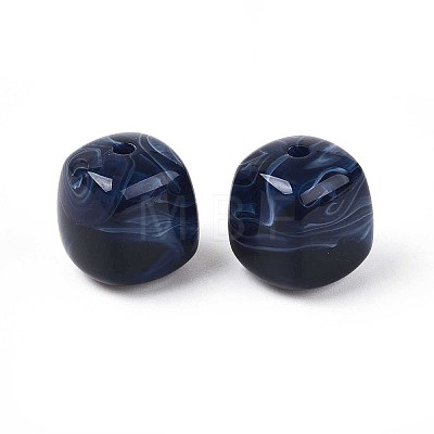 Opaque Acrylic Beads OACR-ZX006-33O-1