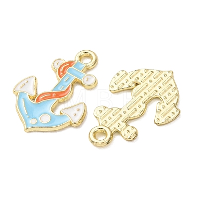 Ocean Alloy Enamel Pendants ENAM-B041-01M-1