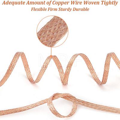 Braided Bare Copper Wire OCOR-WH0085-14RG-1