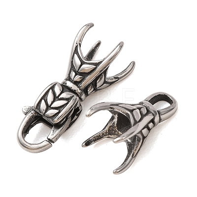 316 Surgical Stainless Steel Lobster Claw Clasps SA-CBA7555-07AS-1