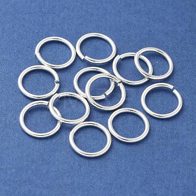 Brass Open Jump Rings KK-M165-9mm-01S-RS-1