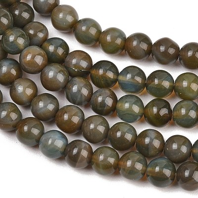 Handmade Lampwork Beads Strand LAMP-B056-8mm-21-1