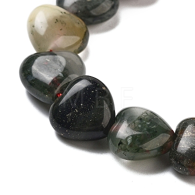 Natural African Bloodstone Beads Strands G-B022-35C-1