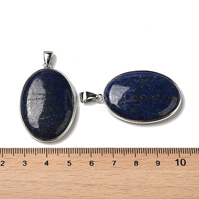Natural Lapis Lazuli Pendants G-M415-01P-10-1