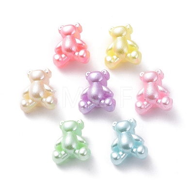 Opaque Acrylic Beads X-OACR-G014-11-1