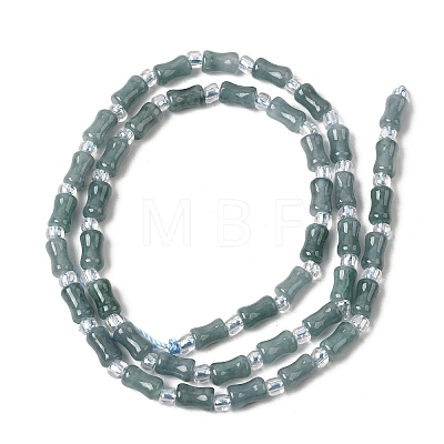 Natural Myanmar Jadeite Beads Strands G-F822-A01-01-1