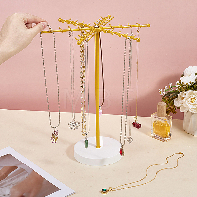 Iron Earrings Storage Rack ODIS-WH0108-052-1