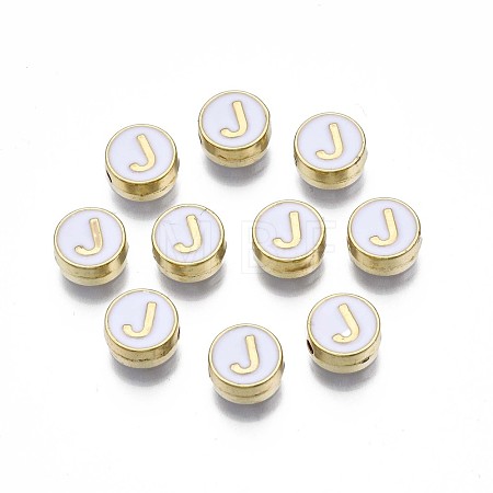 Alloy Enamel Beads X-ENAM-N052-006-01J-RS-1