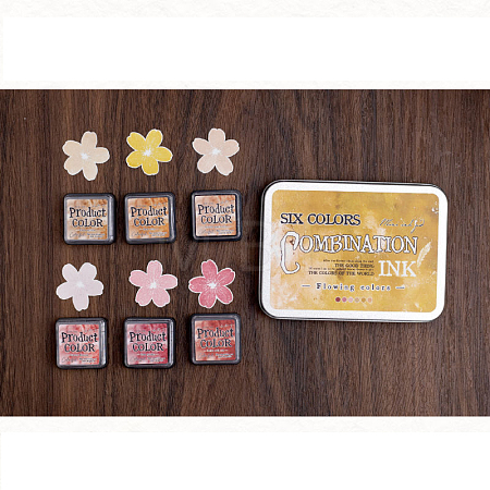 Plastic Craft Finger Ink Pad Stamps AJEW-H155-17A-1