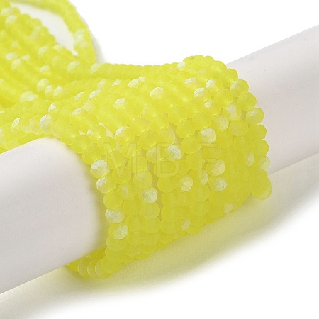Imitation Jade Glass Beads Strands LS-EGLA-A034-T2mm-MB29-1
