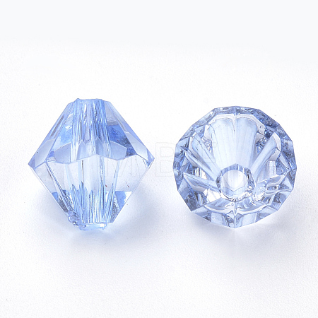 Transparent Acrylic Beads X-TACR-S146-4mm-16-1
