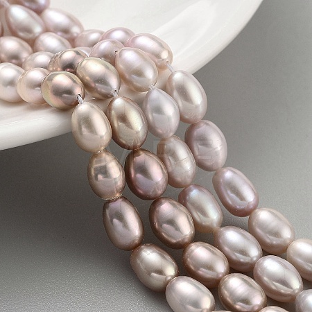 Natural Cultured Freshwater Pearl Beads Strands PEAR-P062-10E-1
