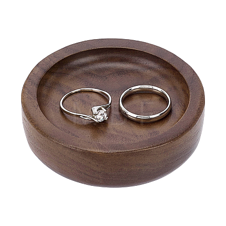 Wood Jewelry Plates ODIS-WH0177-004-1