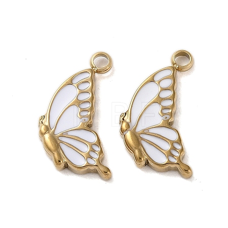 304 Stainless Steel with Enamel Charms STAS-L022-400G-04-1