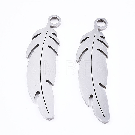 Non-Tarnish 201 Stainless Steel Pendants STAS-T044-205P-1