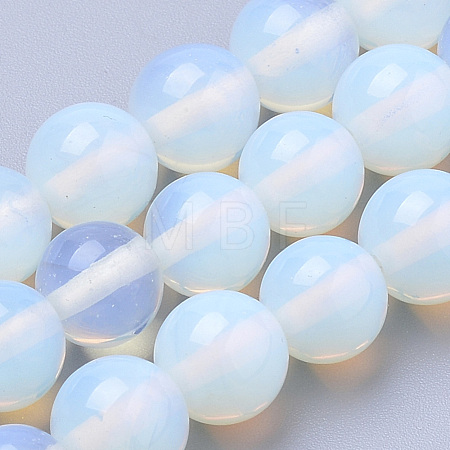 Opalite Beads Strands G-S259-48-14mm-1