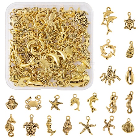 Tibetan Style Alloy Pendants FIND-FS0003-95AG-1