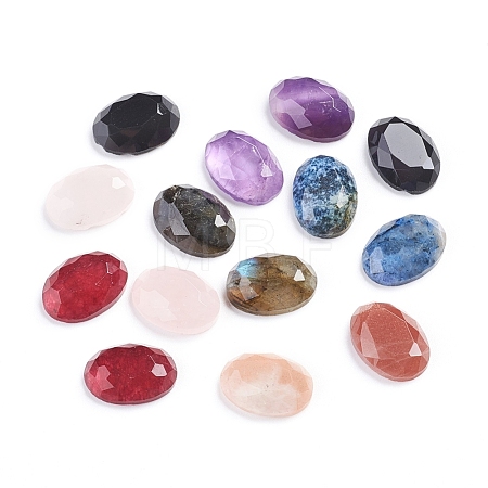 Natural Mixed Gemstone Cabochons G-L514-029-1