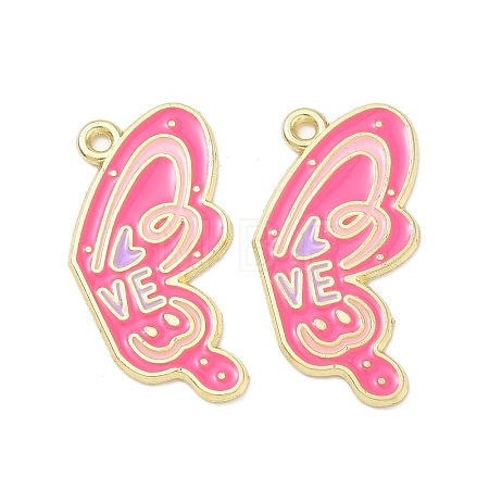 Alloy Enamel Pendants AL-CBA292F-01D-G-1
