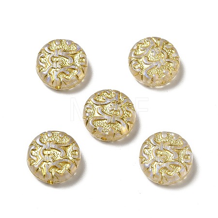 UV Plating Acrylic Beads MACR-J123-40-1