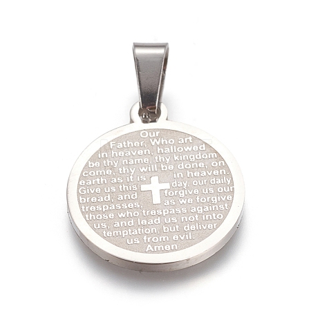 Non-Tarnish 304 Stainless Steel Pendants STAS-I131-10P-1