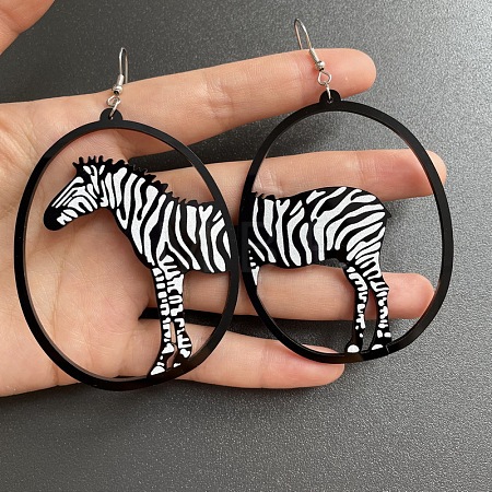 Acrylic Dangle Earrings FS-WG2019C-01-1
