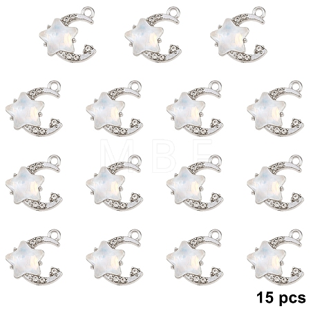 15Pcs Alloy Pendants FIND-YW0017-90C-1