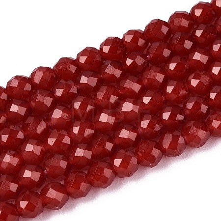 Imitation Jade Glass Beads Strands GLAA-T028-4mm-11A-1