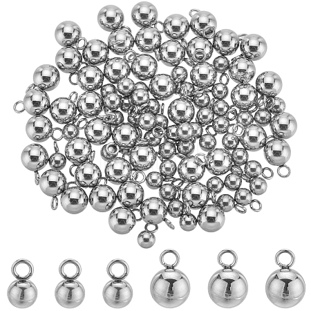 100Pcs 2 Styles 202F & 201 Stainless Steel Charms STAS-SC0006-33-1