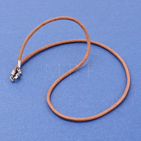 Leather Cord Necklace Making X-NJEW-JN01560-1