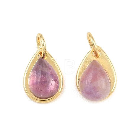 Natural Amethyst Pendants GG-CBA110A-07G-01-1