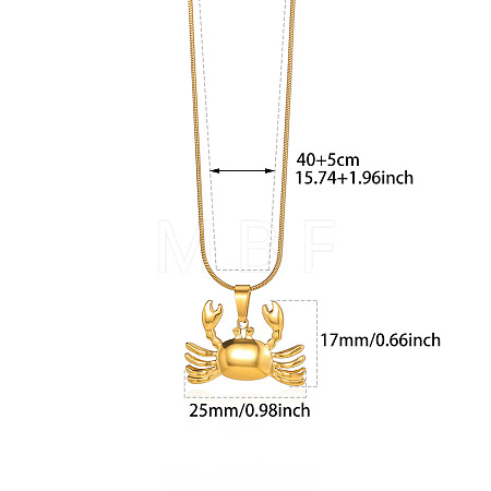 Summer Beach 304 Stainless Steel Pendant Necklaces WG63A68-03-1