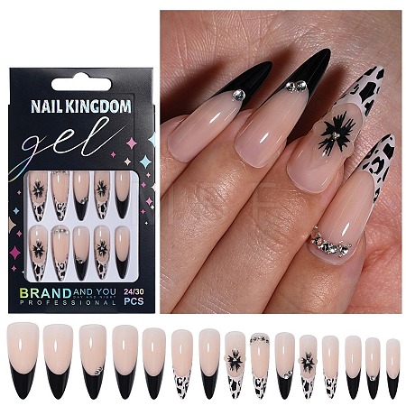 Acrylic Full Cover Press On False Nails MRMJ-P019-01C-1
