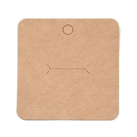 Blank Kraft Paper Finger Rings Display Cards CDIS-G005-02-1
