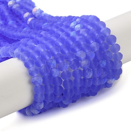Transparent Glass Beads Strands EGLA-A034-T4mm-MB14-1