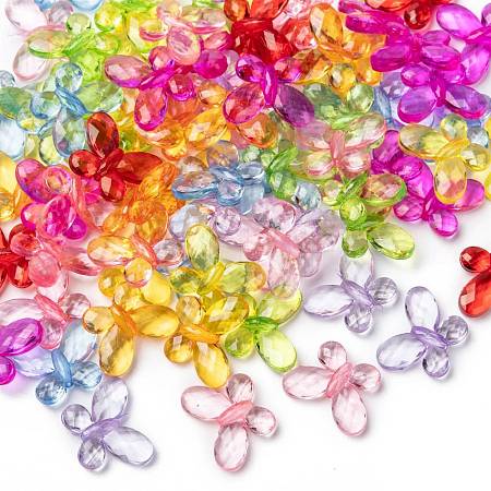 Transparent Acrylic Beads TACR-R13-M-1