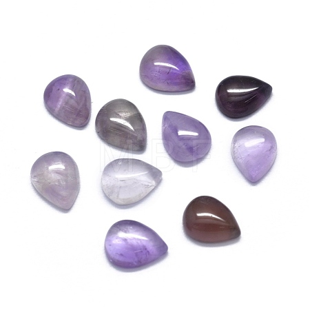 Natural Amethyst Cabochons X-G-O175-22-14-1