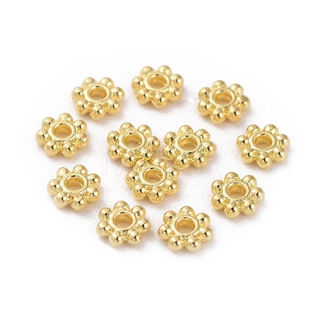 Tibetan Style Alloy Daisy Spacer Beads X-LF0991Y-G-RS-1