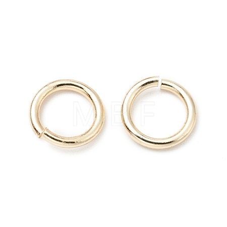 Brass Open Jump Rings KK-WH0060-01E-G-1