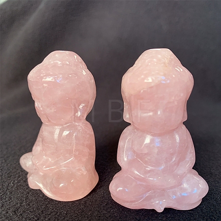 Natural Rose Quartz Display Decorations DJEW-PW0009-020B-1