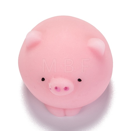 Pig Shape Stress Toy AJEW-H125-20-1