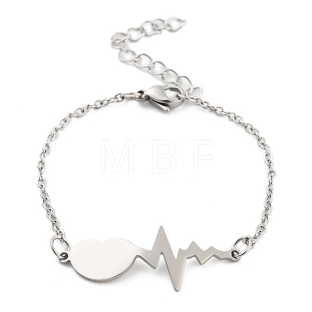 Non-Tarnish Stainless Steel Cable Chain Link Bracelets for Women Men LS-STAS-Z061-01P-02-1
